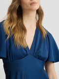 LIU JO BLACK Abito da cerimonia blu con maniche ad aletta blu
