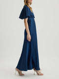LIU JO BLACK Abito da cerimonia blu con maniche ad aletta blu