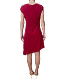 LIU JO BLACK Abito con fondo asimmetrico rosso