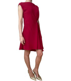LIU JO BLACK Abito con fondo asimmetrico rosso