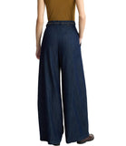 LIU JO BLUE DENIM Jeans flare con pieghe blu