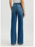 LIU JO BLUE DENIM Jeans good flare con cintura blu