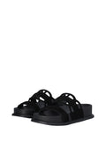 LIU JO DRESS SHOES Ciabatte sandali loren 06 cow suede nero