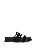 LIU JO DRESS SHOES Ciabatte sandali loren 06 cow suede nero