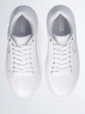 LIU JO SPORT SHOES Sneakers kylie 32 con strass spreading ivory bianco