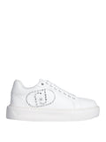 Sneakers kylie 32 con strass spreading ivory