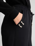 LIU JO SPORT Pantaloni tuta con coulisse nero