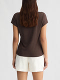 LIU JO SPORT Polo mezza manica MORO