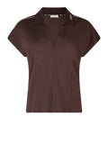 LIU JO SPORT Polo mezza manica MORO