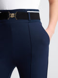 LIU JO SPORT Pantaloni sportivi in jersey di cotone BLU SCURO