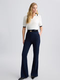 LIU JO SPORT Pantaloni sportivi in jersey di cotone BLU SCURO