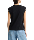 LIU JO WHITE T-ahirt smanicata nero