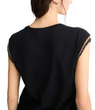LIU JO WHITE T-ahirt smanicata nero