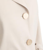 LIU JO WHITE Trench bonded con bottoni dorati NUDE