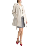 LIU JO WHITE Trench bonded con bottoni dorati NUDE