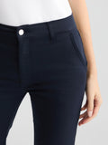 LIU JO WHITE Pantaloni chinos capri BLU NAVY