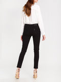 LIU JO WHITE Pantaloni jeans 5 tasche bottom up divine nero