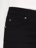 LIU JO WHITE Pantaloni jeans 5 tasche bottom up divine nero