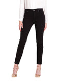 LIU JO WHITE Pantaloni jeans 5 tasche bottom up divine nero