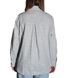 LOUISE XPNG-LN Camicia a Righe con Dettagli Strass nero