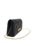 LOVE MOSCHINO COL Borsa pochette a tracolla con trama nero