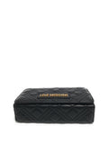 LOVE MOSCHINO COL Borsa pochette a tracolla con trama nero