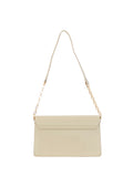 LOVE MOSCHINO PRE Borsa a tracolla con dettaglio metallico avorio