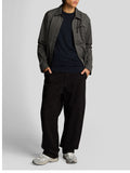 LYLE & SCOTT U Maglioncino girocollo leggero con logo tono su tono NAVY