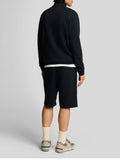 LYLE & SCOTT U Bermuda leggero in cotone con logo tono su tono NAVY