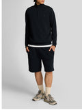 LYLE & SCOTT U Bermuda leggero in cotone con logo tono su tono NAVY