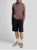 LYLE & SCOTT U Bermuda superfine short in felpa nero