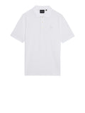 LYLE & SCOTT U Polo basic con logo aquila tono su tono bianco