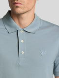 LYLE & SCOTT U Polo basic con logo aquila tono su tono polvere