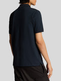 LYLE & SCOTT U Polo basic con logo aquila tono su tono NAVY