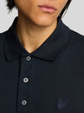 LYLE & SCOTT U Polo basic con logo aquila tono su tono NAVY