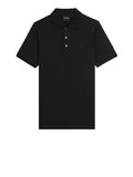LYLE & SCOTT U Polo basic con logo aquila tono su tono nero