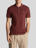 LYLE & SCOTT U Polo plain BORGOGNA