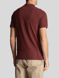 LYLE & SCOTT U Polo plain BORGOGNA