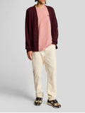 LYLE & SCOTT U T-shirt Slub rosa