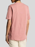 LYLE & SCOTT U T-shirt Slub rosa