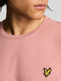 LYLE & SCOTT U T-shirt Slub rosa