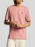LYLE & SCOTT U T-shirt Slub rosa