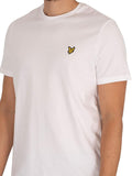 LYLE & SCOTT U T-shirt plain bianco