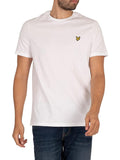LYLE & SCOTT U T-shirt plain bianco