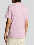 LYLE & SCOTT U T-shirt basic con logo aquila ROSA CHIARO