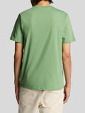 LYLE & SCOTT U T-shirt basic con logo aquila verde
