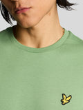 LYLE & SCOTT U T-shirt basic con logo aquila verde