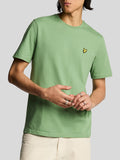 LYLE & SCOTT U T-shirt basic con logo aquila verde