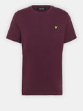LYLE & SCOTT U T-shirt plain BORGOGNA