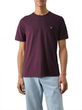 LYLE & SCOTT U T-shirt plain BORGOGNA